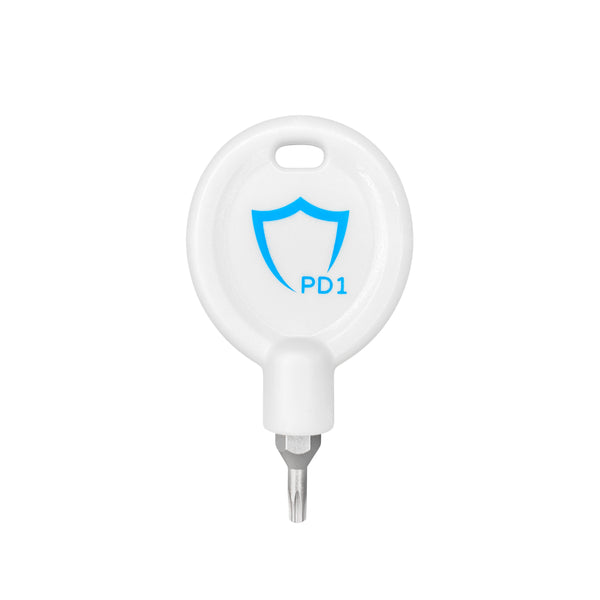 Medical cable tether security key